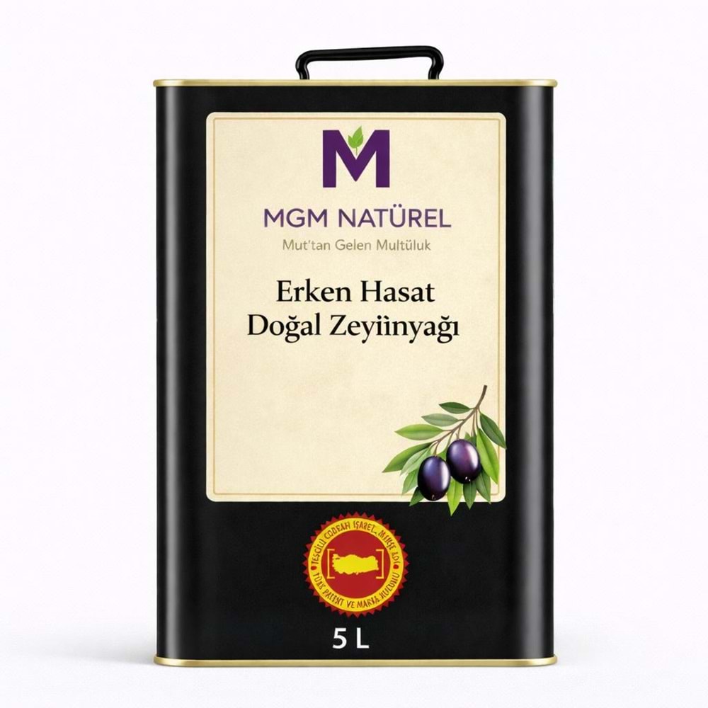 Sızma Doğal Zeytinyağı Teneke - 5L