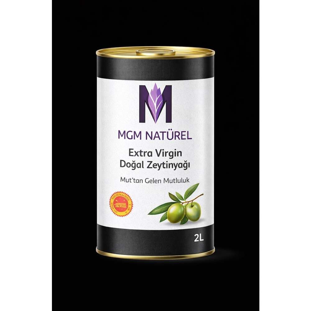 Extra Virgin Sızma Doğal Zeytinyağı Teneke - 2L