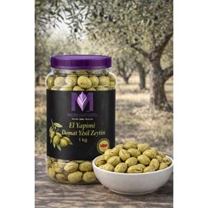 El Yapımı Domat Yeşil Zeytin - 1Kg