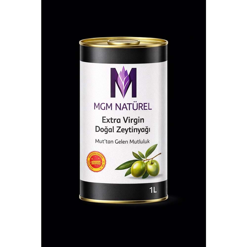 Extra Virgin Sızma Doğal Zeytin Yağı Teneke - 1L